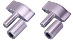 Bouanq Womens Pajamas Set Silk Satin Pajamas Short Sleeve Button Down ...