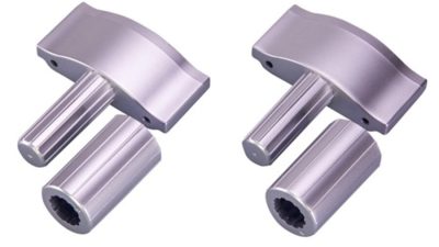 Bouanq Womens Pajamas Set Silk Satin Pajamas Short Sleeve Button Down ...